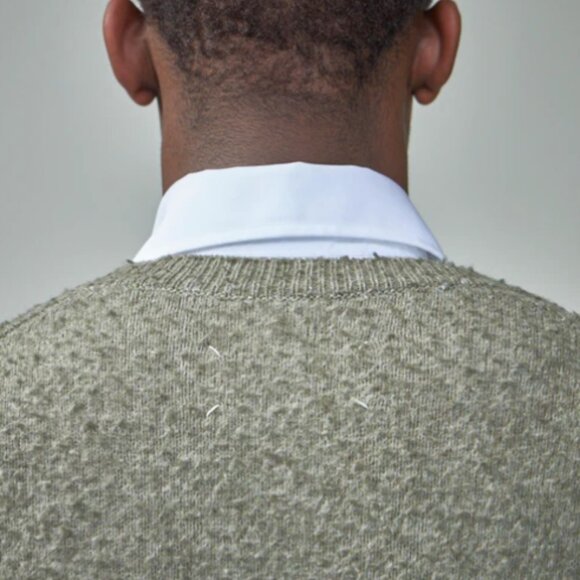 BNWT SS25 MAISON MARGIELA KNIT STOLE VEST S - Picture 12 of 13